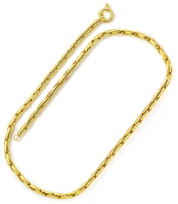 Foto 3 - Goldkette mit Armband im Anker Muster in 750er Gelbgold, K3219